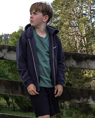 Kids Woterang Zip Thru Hooded Sweat