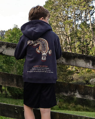 Kids Woterang Zip Thru Hooded Sweat