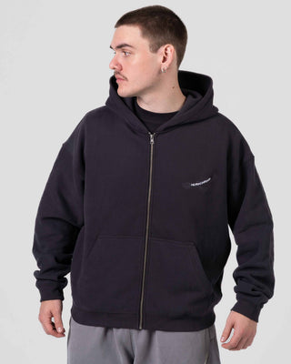 Bunjil Crop Zip Thru Hooded Sweat