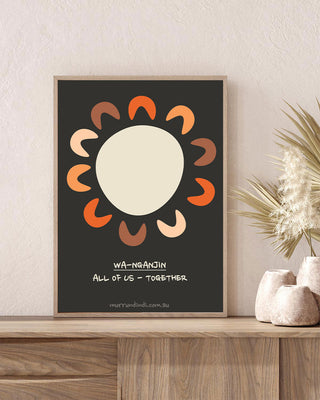 Wa Ngajin A2 Print