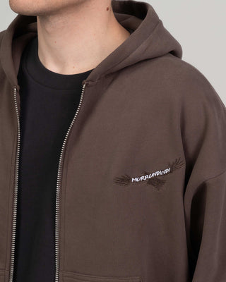 Family Crop Zip Thru Hooded Sweat