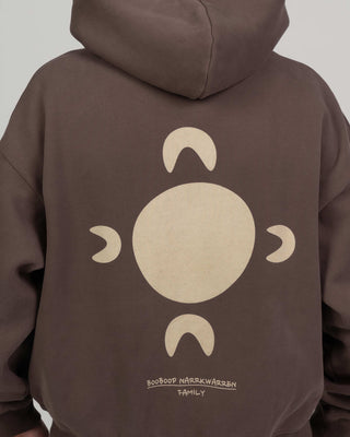 Family Crop Zip Thru Hooded Sweat