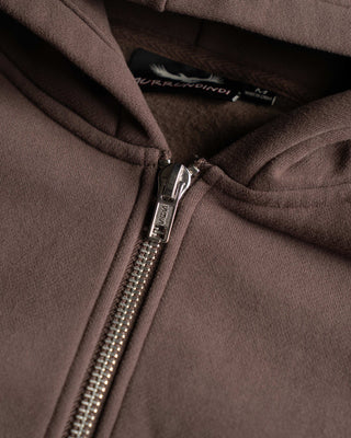 Family Crop Zip Thru Hooded Sweat